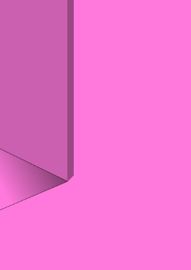 Fondo rosa con forma geométrica