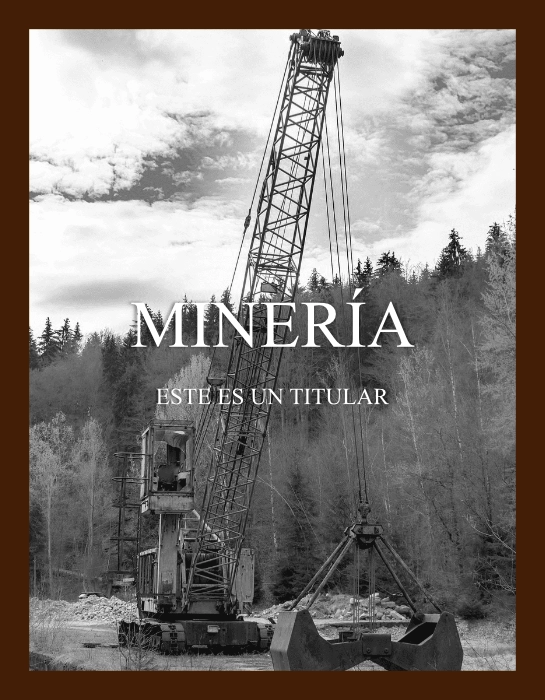 Portada de Word sobre minas